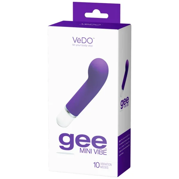 VeDO 'Gee' Mini G-Spot Rechargeable Waterproof Vibrator - Indigo