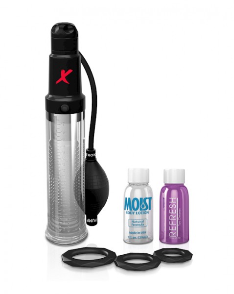Pdx Elite Suck-n-pump Stroker - Clear