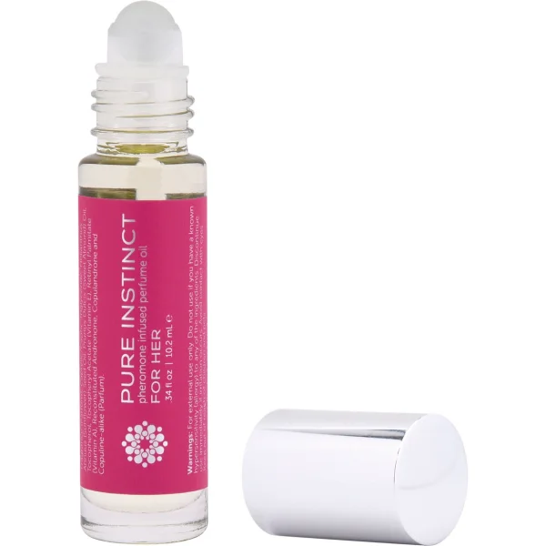 Pure Instinct Pink - Pheromone Perfume Oil Roll On .34 oz