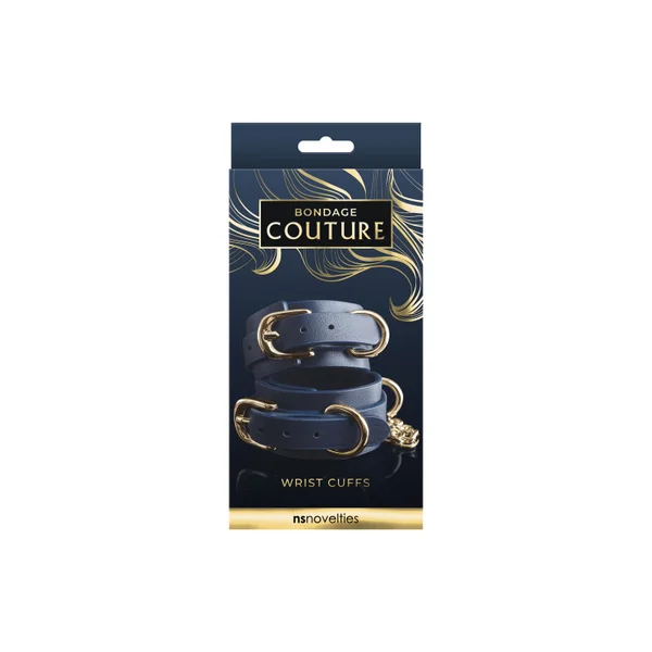 Bondage Couture Wrist Cuff Blue — image 12 of 12