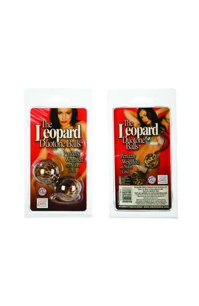 Leopard duotone balls