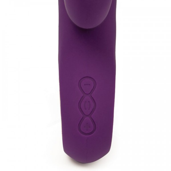Blissful Purple Luxury Silicone 16 Function Rabbit Vibrator — image 4 of 5