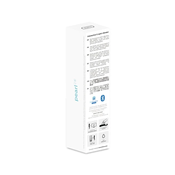 KIIROO Pearl 2+ Silicone USB Rechargeable Waterproof Interactive G-Spot Vibrator - Turquoise