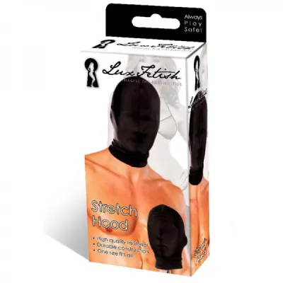 Lux Fetish Stretch Hood Black O S