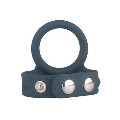 Cock Ball Strap L Grey L