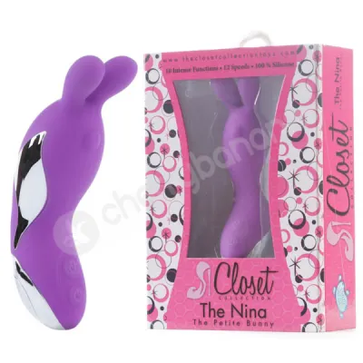 The Nina Petite Bunny Purple Vibrator