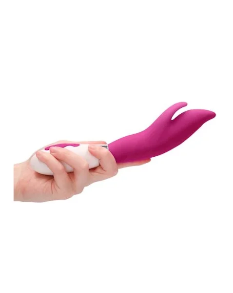 Athos Rechargeable Vibrator  - Pink - 8 Inch