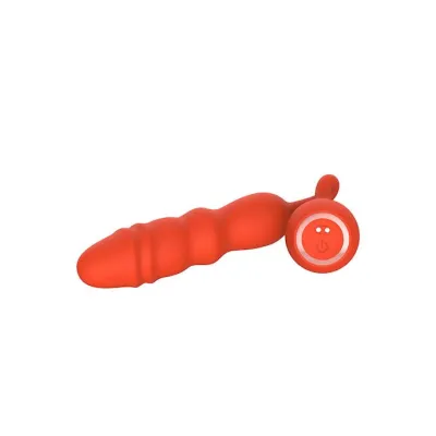 Amore Thrusting Vibrating Dildo Orange