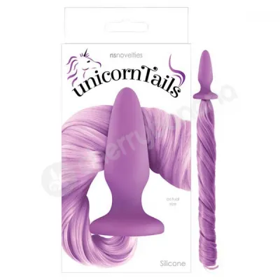 Unicorn Tails Purple Pony Tail Butt Plug