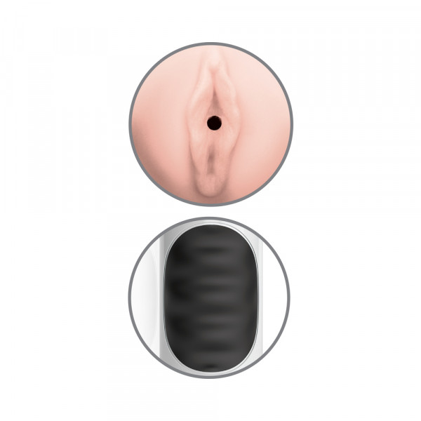 Mega Grip Squeezable Vibrating Strokers Pussy