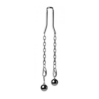 Heavy Hitch Ball Stretcher With Weights Silver