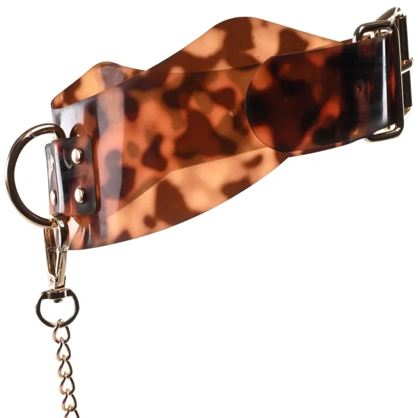 Sincerely Amber Collar With Leash