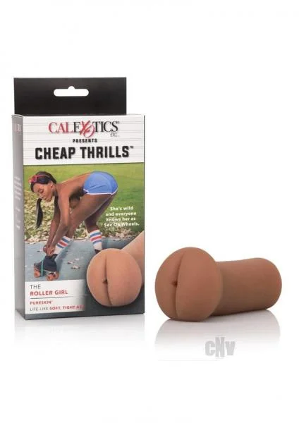 Cheap Thrills The Roller Girl Soft Tight Ass Brown Stroker — image 7 of 8