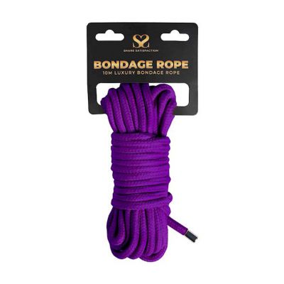 Share Satisfaction Luxury Bondage Rope 10m Purple