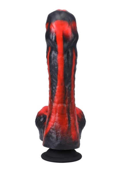 Fort Troff Tendrill Thruster Rechargeable Silicone Mini Fuck Machine Dildo With Balls & Remote - Blue