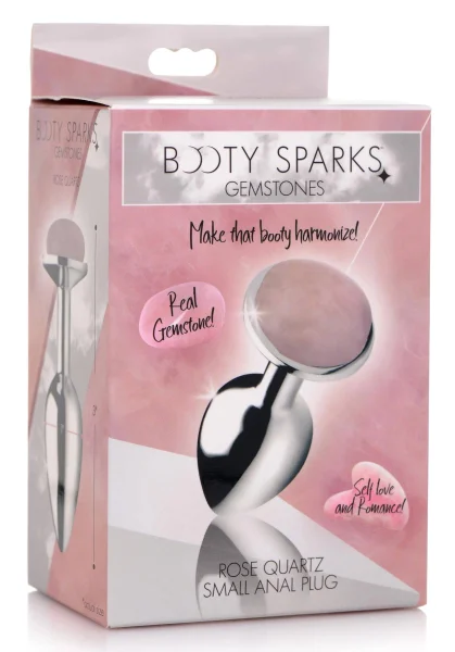 Rose Quartz Anal Plug - Small