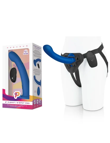 Pegasus 8" P-Spot & G-Spot Peg Strap-On Set