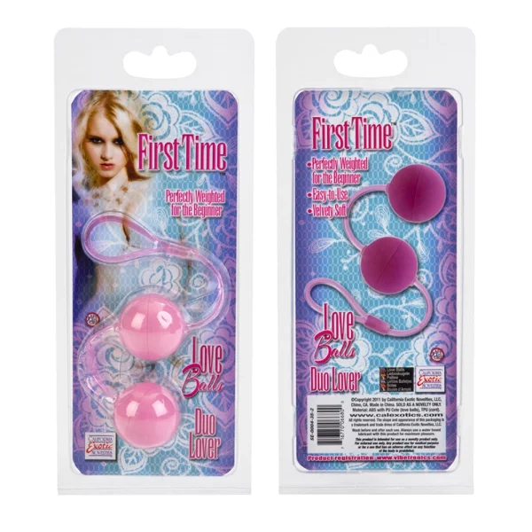 First Time Love Balls Duo Lovers - Pink