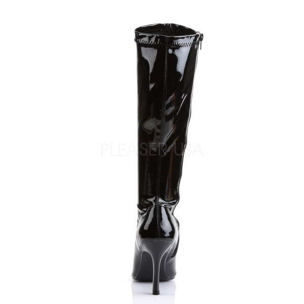 LUST-2000 - Blk Str Pat Knee Boot, 3 3/4" — image 4 of 4