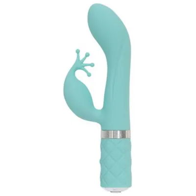Pillow Talk Kinky Vibrator Teal 8 5 Inch