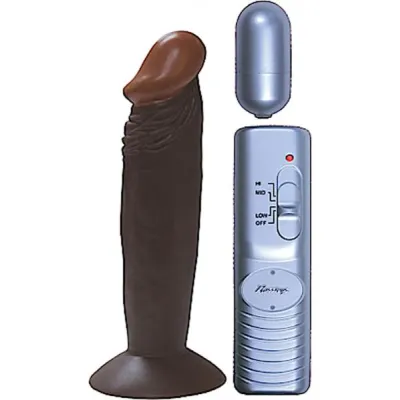 All American Whopper 6 inches Vibrating Dong Brown