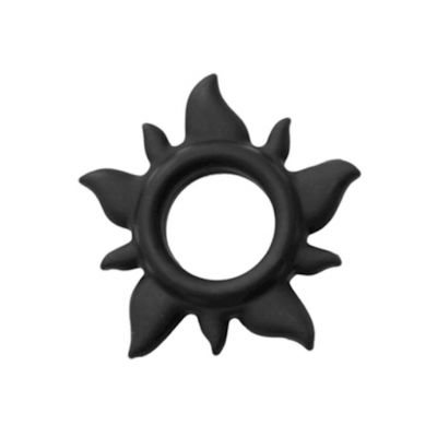 Master Series Dark Star Silicone Erection Ring Black