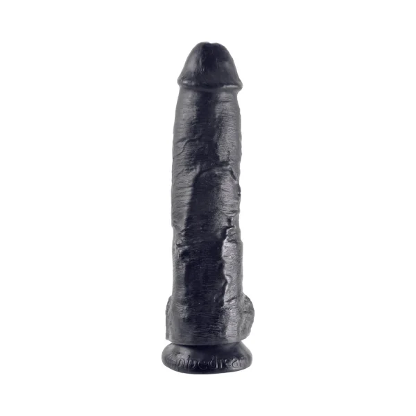 King Cock 10 Inch Suction Cup Dildo w/Balls