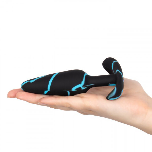 Mon Amour Black Marble Silicone Butt Plug - 4, 4.8, or 5.8 Inch — image 5 of 6
