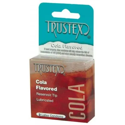 Trustex Cola Flavoured Condoms 3 Pack 3