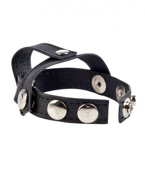 Colt Leather C/b Strap H-piece Divider  - Black