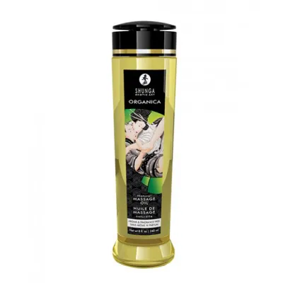 Shunga Organica Kissable Massage Oil 8 Oz Natural