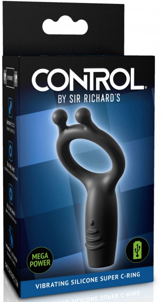 Vibrating Silicone Super Cock Ring