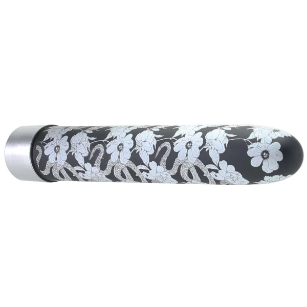The Collection Eden Limited Edition Rechargeable Waterproof Slimline Vibrator By Blush - Black & White