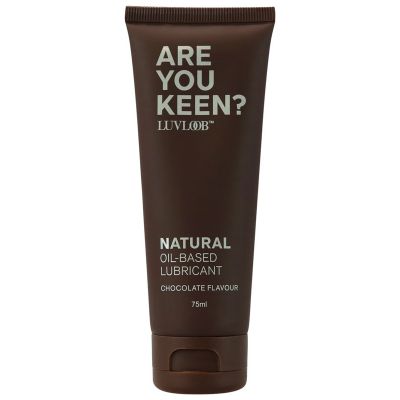 Luvloob Are You Keen Oil Based 75ml Lubricant Chocolate