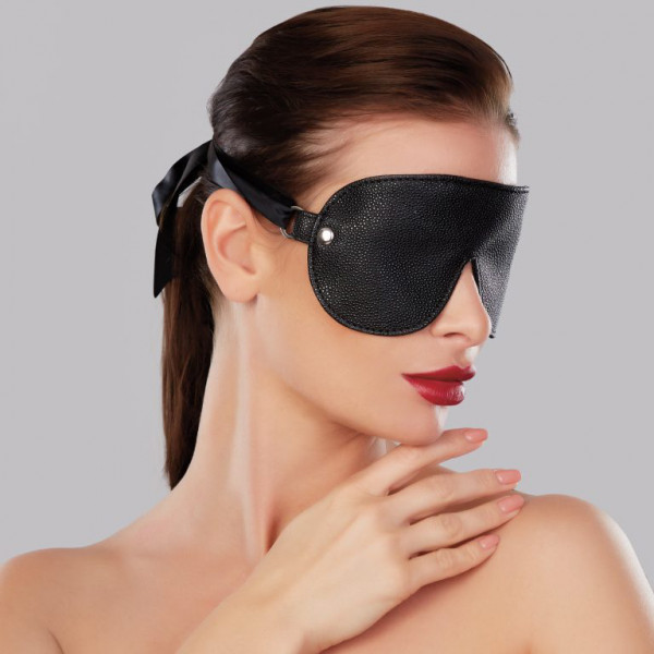 Adore - Pebbled Faux Leather Reversible Mask