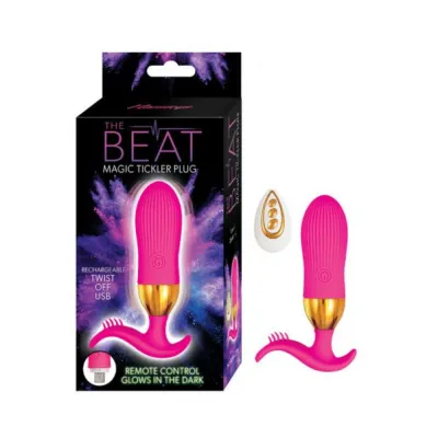 Whips Paddles The Beat Magic Tickler Plug Purple