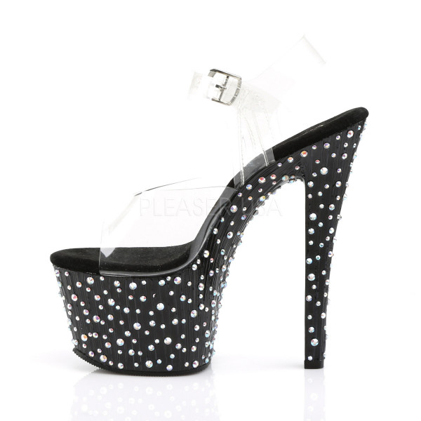 7 inches Heel, 2 3/4 inches PF Ankle Strap Sandal w/Multi-Size RS — image 3 of 4