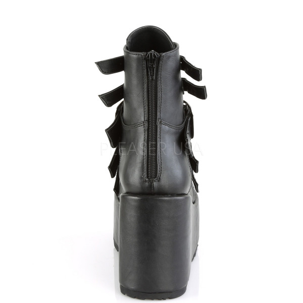 4 1/4 inches PF Ankle Boot w/ Multi Buckle Straps, Back Zip — image 8 of 8