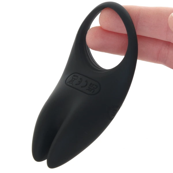 SVAKOM Winni 2 App Enabled Silicone Rechargeable Vibrating Cock Ring With Remote - Black
