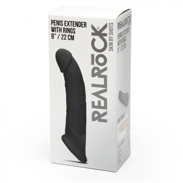 RealRock Real Feel 3 Extra Inches Penis Extender with Ball Loop