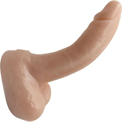 BIG Daddy Dante XL 9 5 Platinum Silicone Realistic Dildo With Balls By Dee s Big Daddies Vanilla