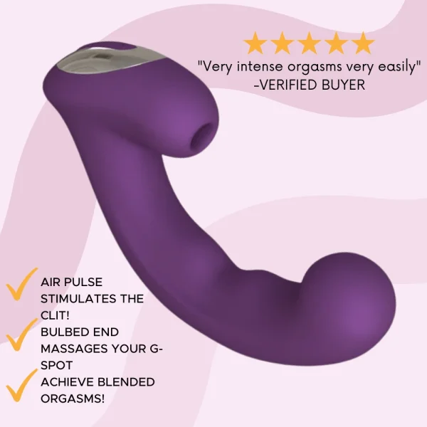 Double Love Climaxer G-Spot Vibe & Clit Sucker