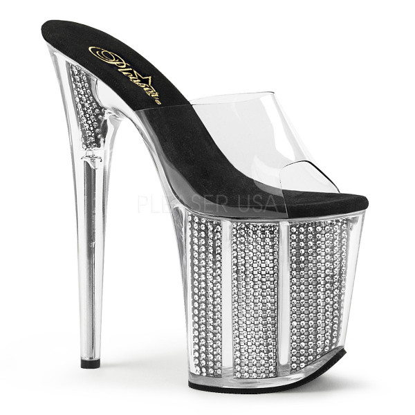 8 inches Heel, 4 inches PF Slide W/Simulated RS Filled Bottom — image 9 of 16