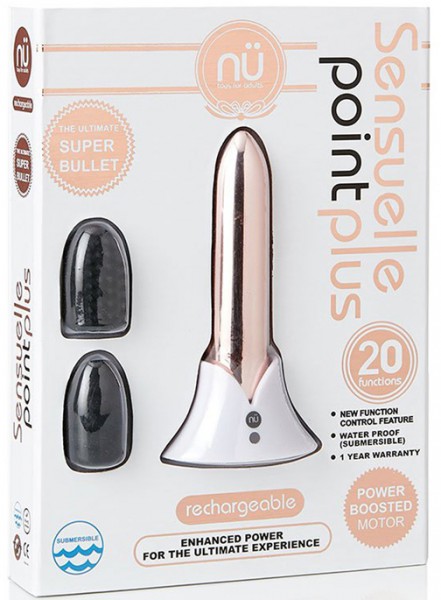 NU Sensuelle Point Plus 20 Function Bullet Rose Gold