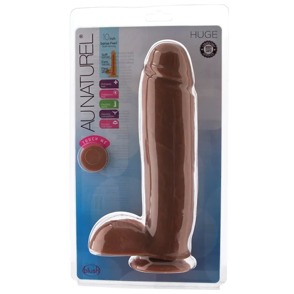Au Naturel Huge 10 Inch Sensa Feel Dildo