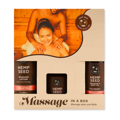 Earthly Body Hemp Seed Massage Gift Set
