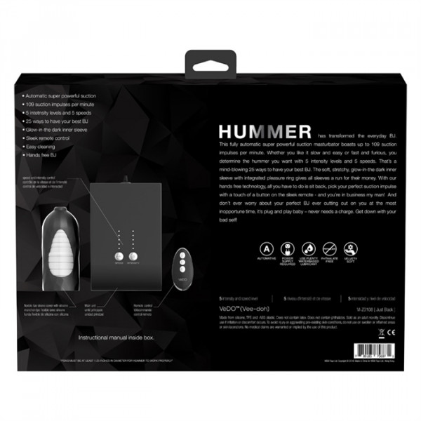 Hummer Remote Operated Ultimate BJ Machine