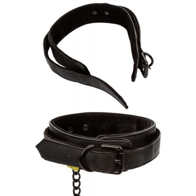 California Exotic Boundless Vegan Leather Collar Leash