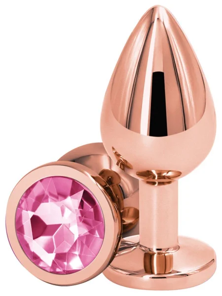 Rear Assets Rose Gold Medium BUTT PLUG