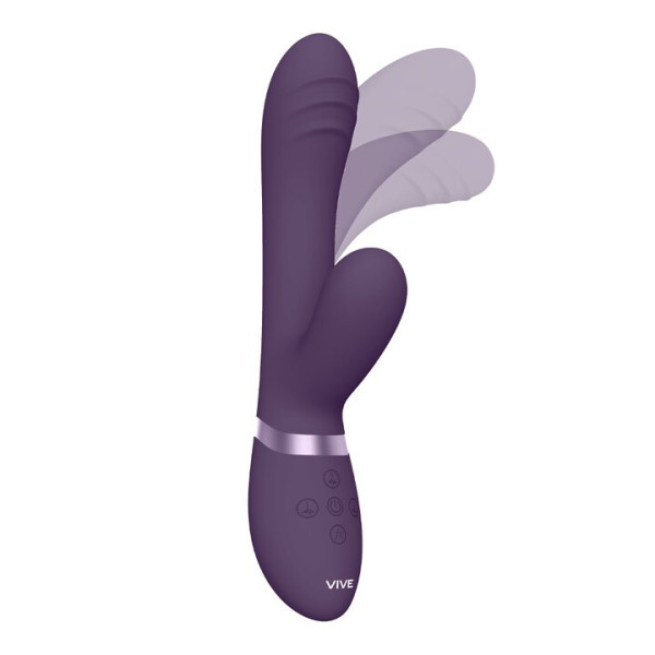 VIVE Tani Purple 20 Function Dynamic Pulse Wave Rabbit Vibrator — image 4 of 7